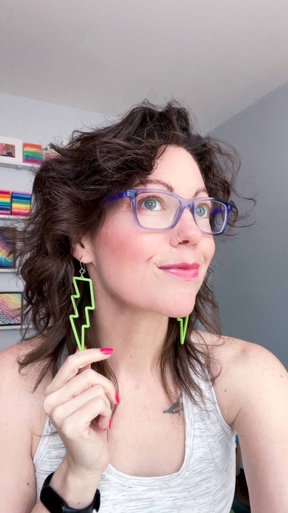 Earrings - Big Open Bolts