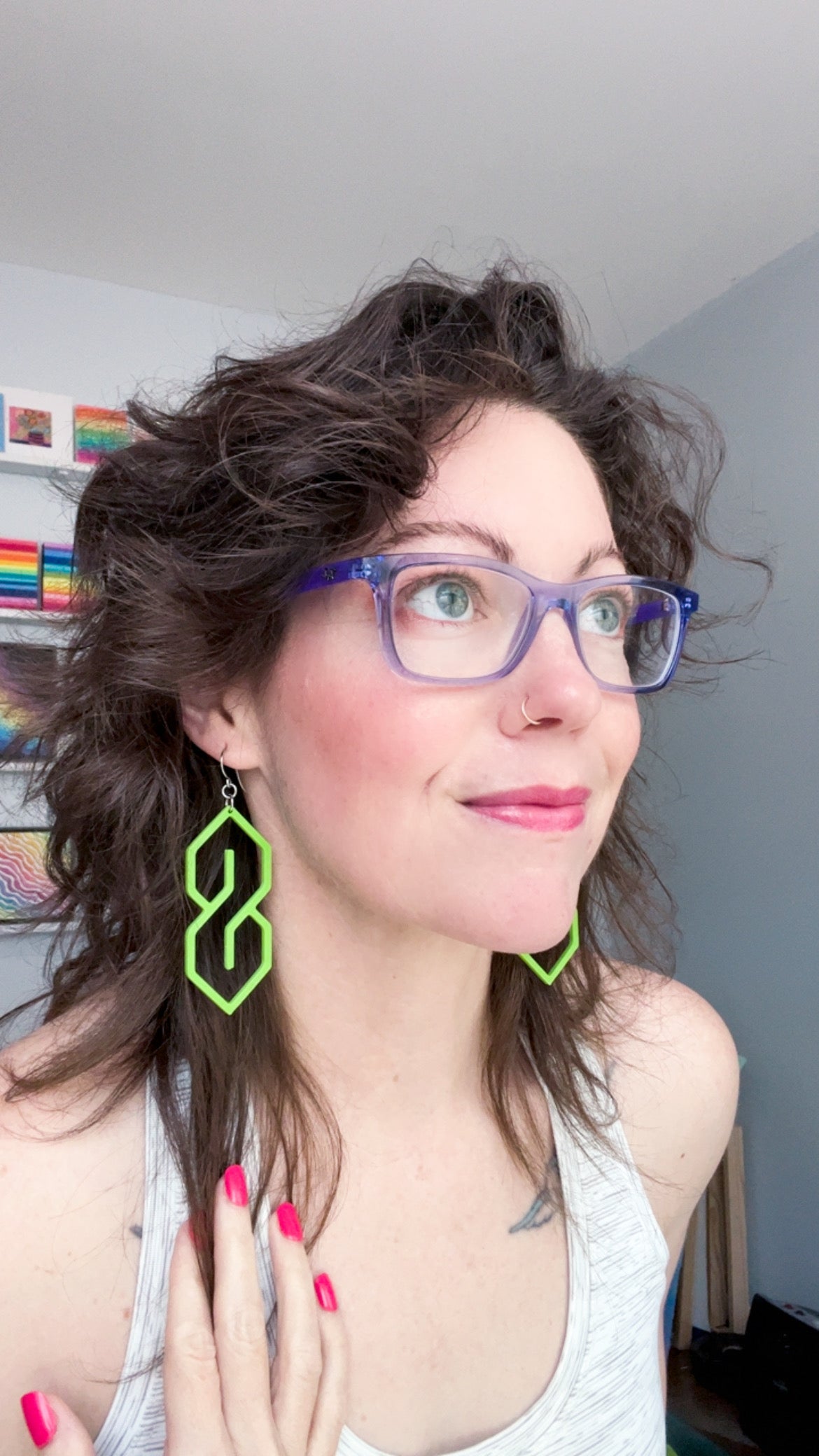 Earrings - Cool 'S'