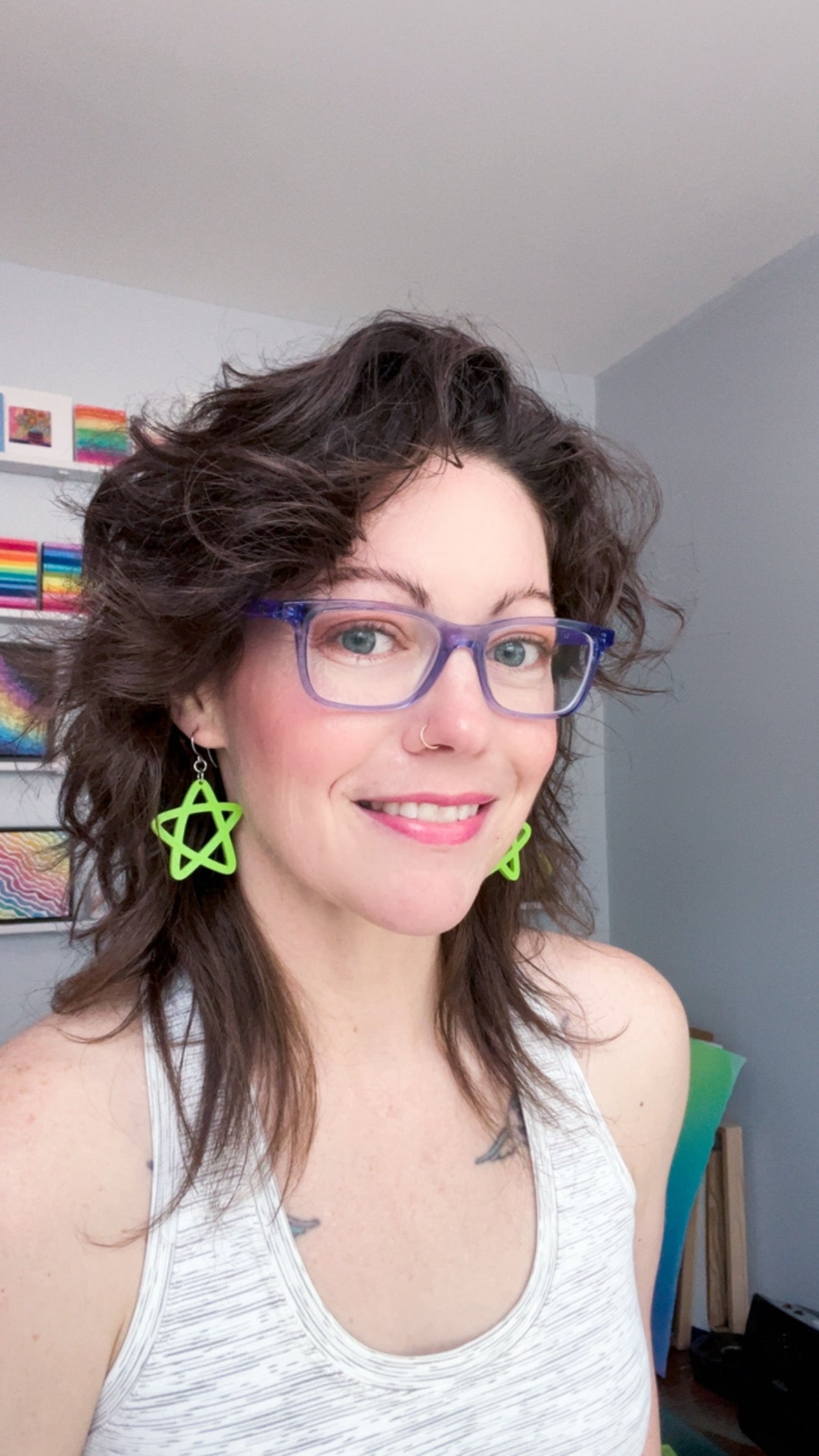 Earrings - Doodle Stars