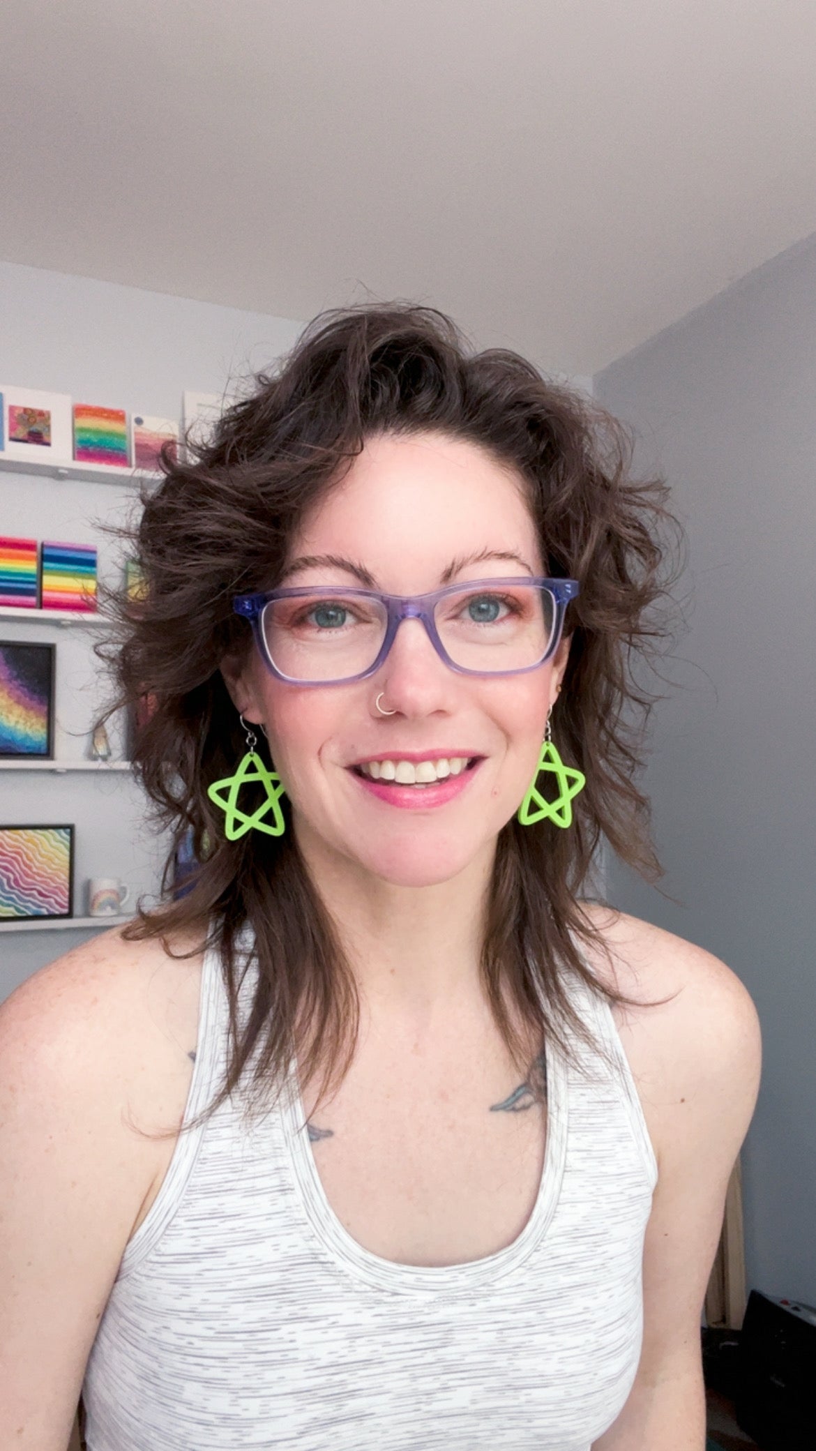 Earrings - Doodle Stars