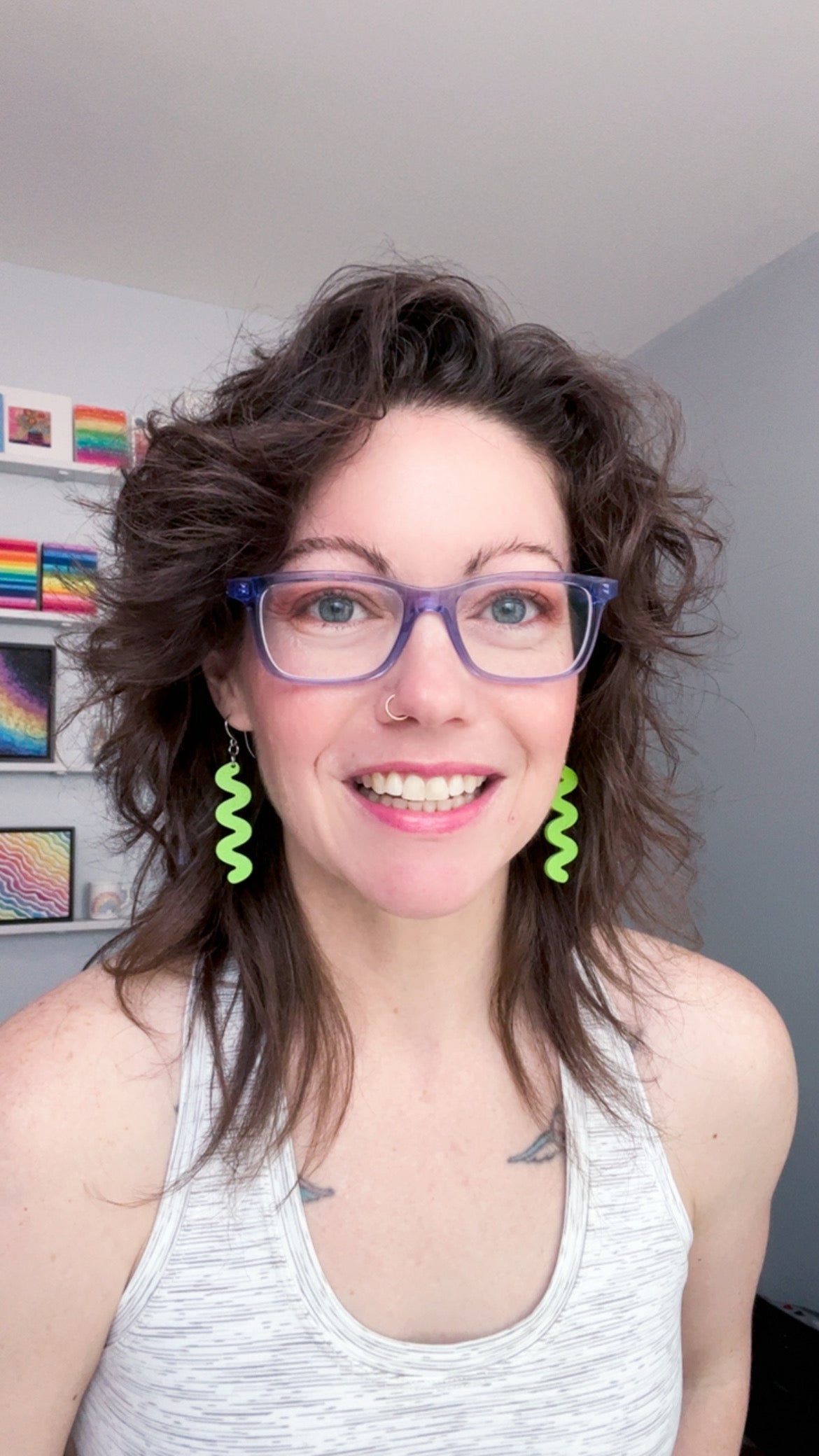 Earrings - Squiggles