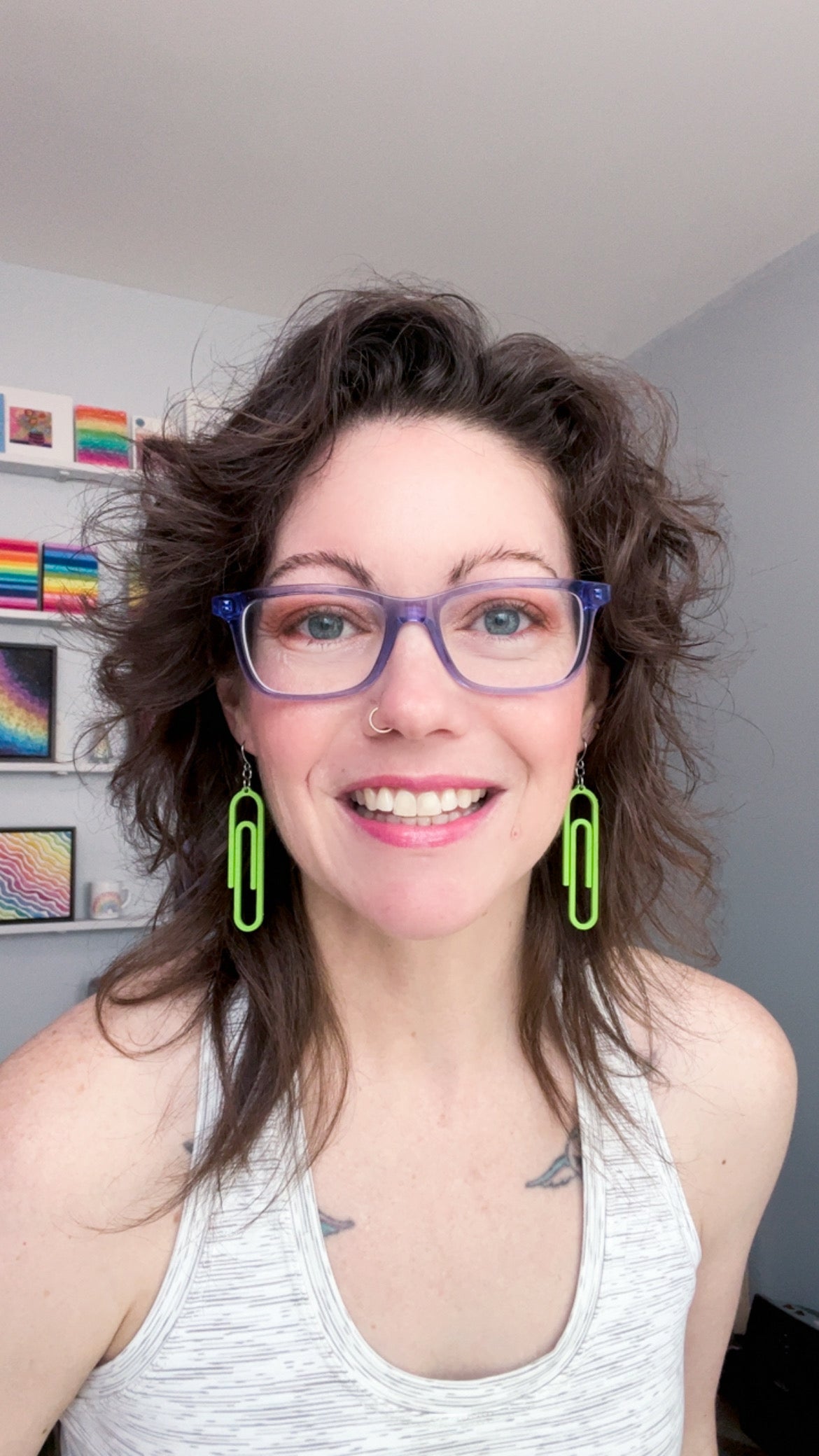 Earrings - Paperclips