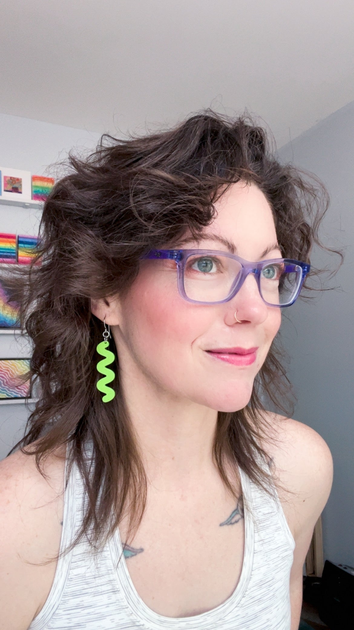 Earrings - Squiggles