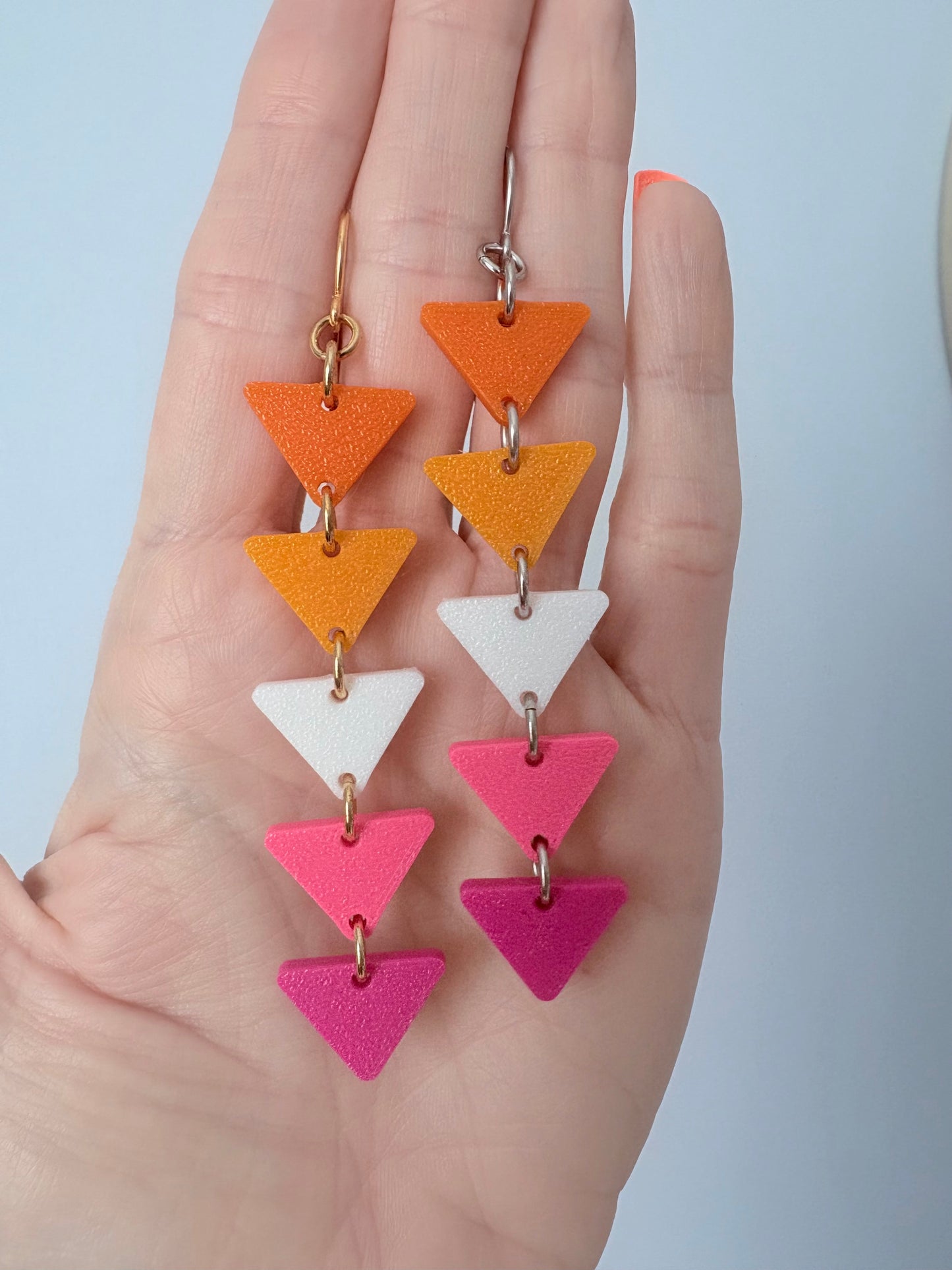 *PRE ORDER* Lesbian Pride Statement Earrings