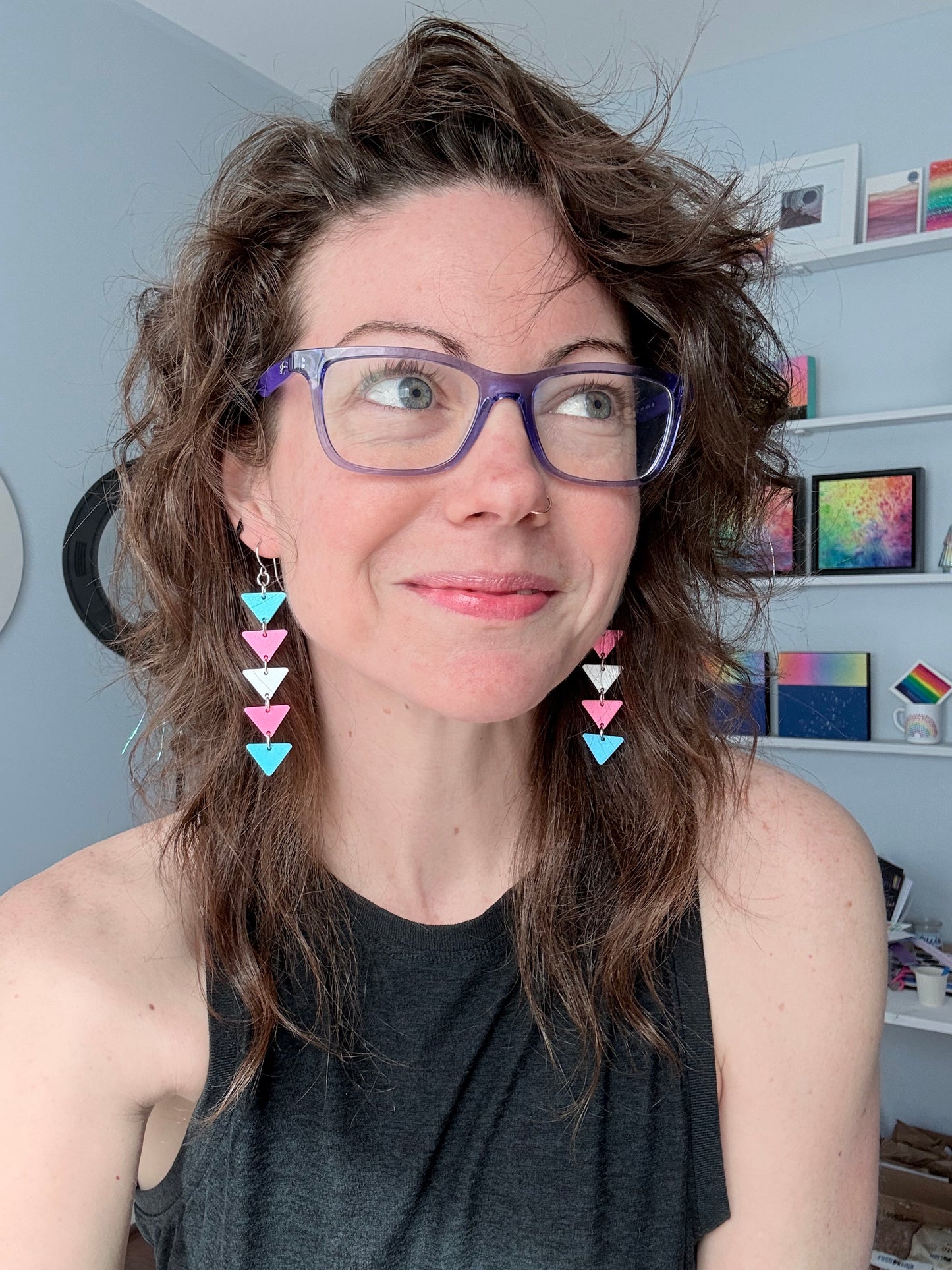 *PRE ORDER* Transgender Pride Statement Earrings
