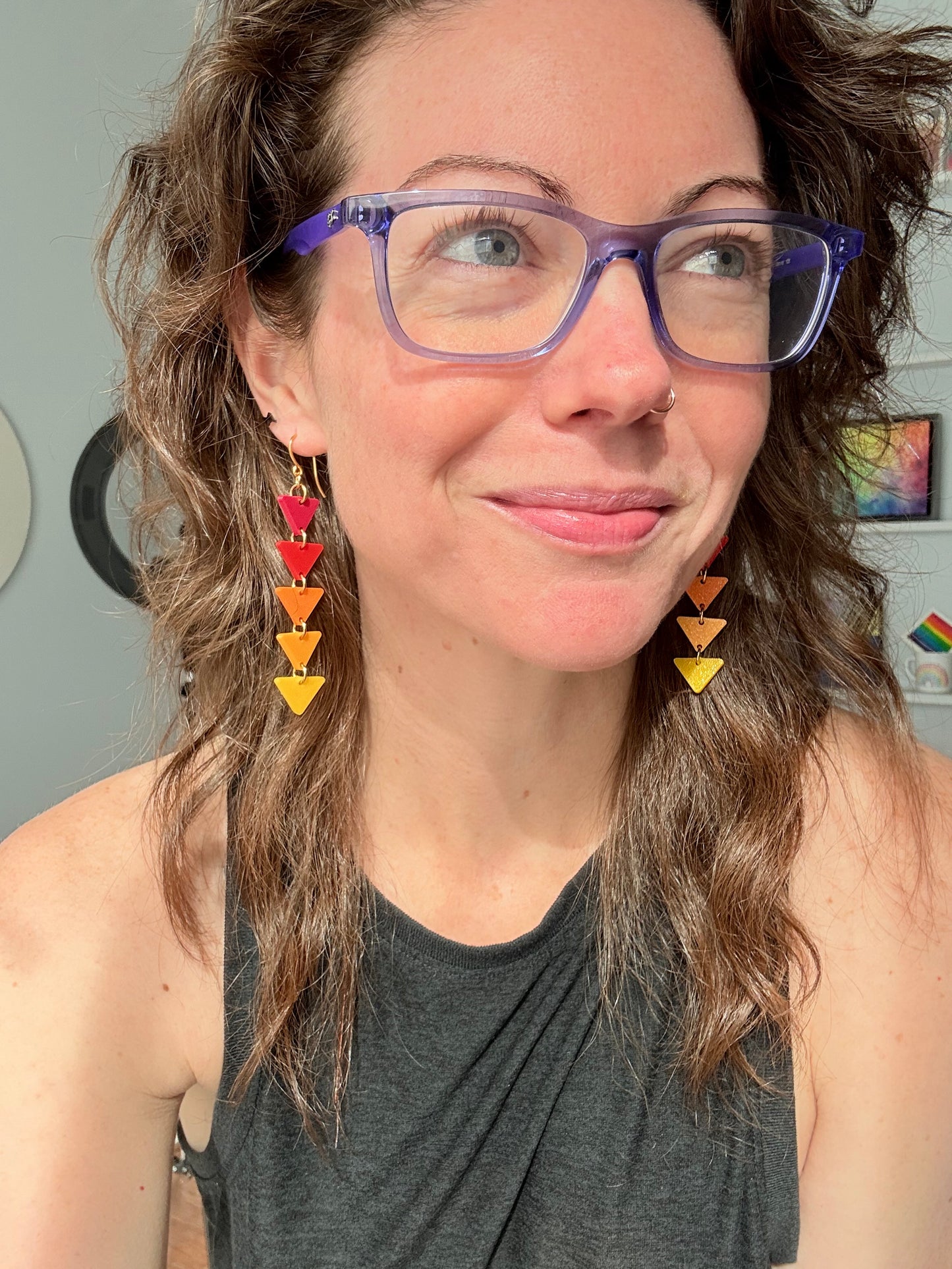 Statement Earrings - Fire