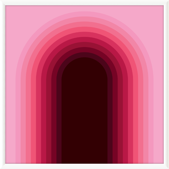 Archway in Viva Magenta