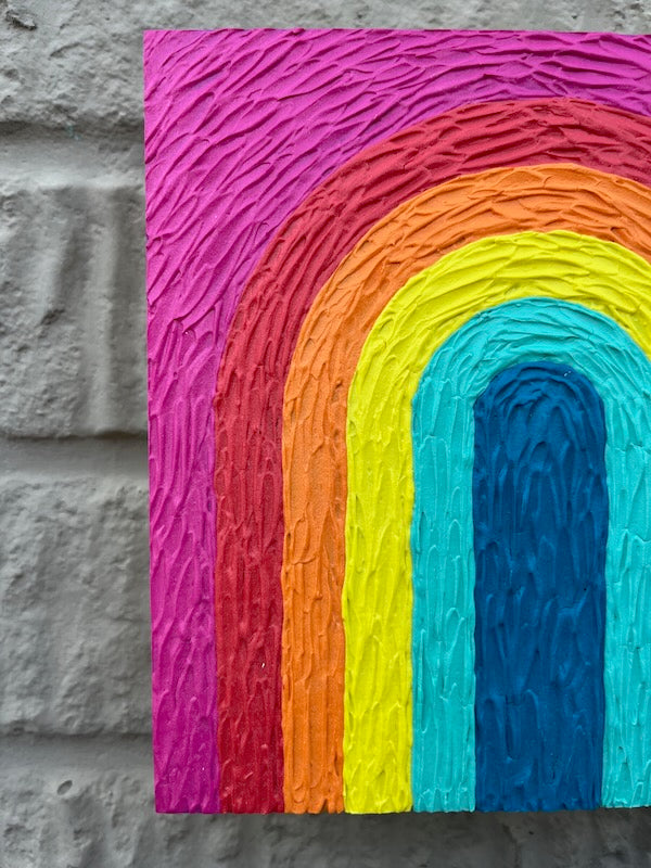 Textured Arches in Magenta