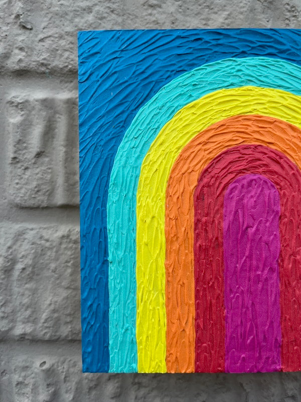 Textured Arches in Teal