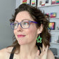 Doodle Star Earrings - Neon Firefly